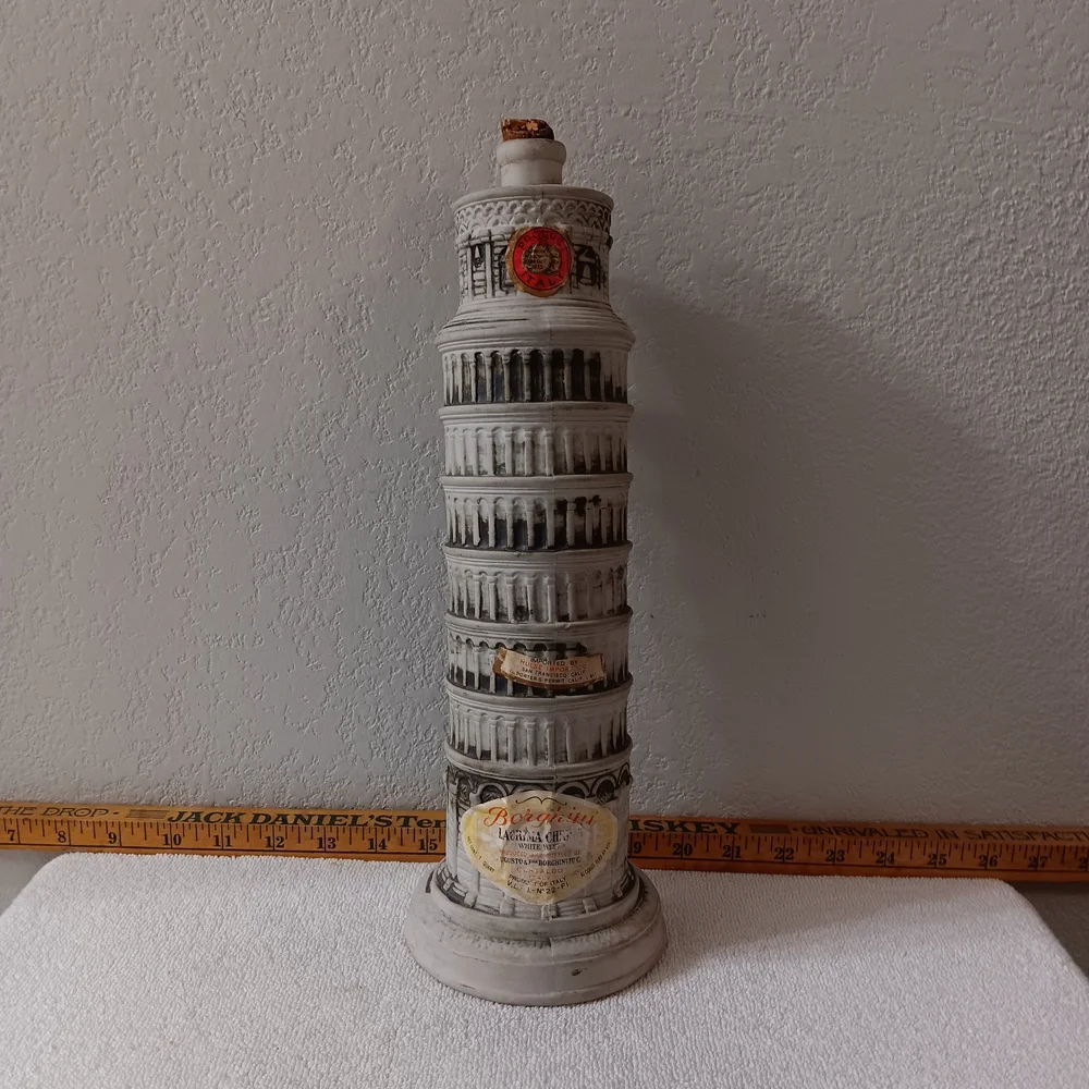 Leaning Tower of Pisa Decorative Bottle